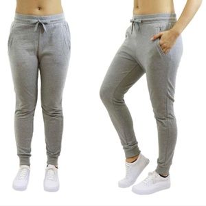 Women's Slim-Fit French Terry Jogger Sweatpants- M